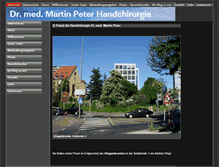 Tablet Screenshot of drmartinpeter.de